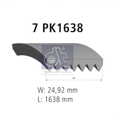 Dt Spare Parts Poly V-riem 6.31561