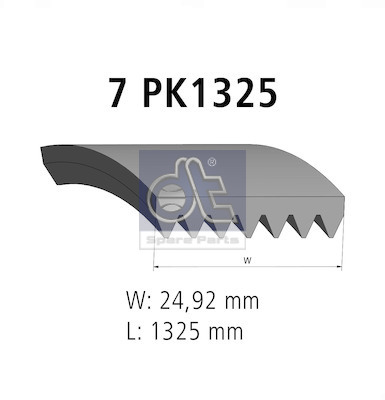 Dt Spare Parts Poly V-riem 7.54807