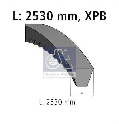 Dt Spare Parts V-riem 7.54860