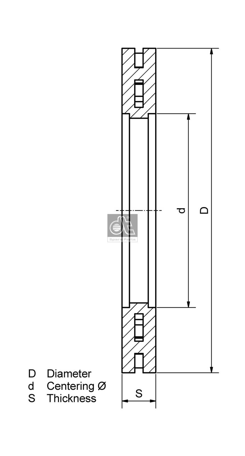 Dt Spare Parts Remschijven 2.40550