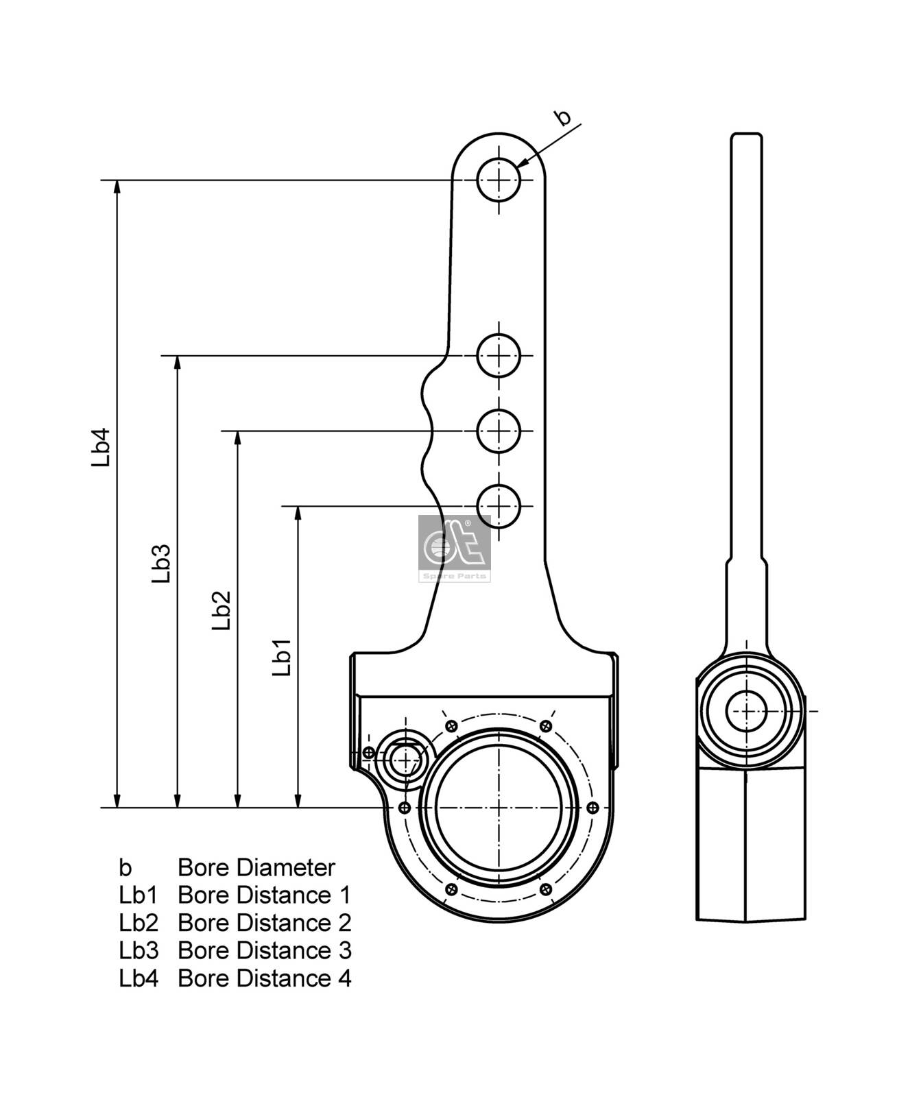 Dt Spare Parts Remstelinrichting 10.33073