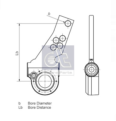 Dt Spare Parts Remstelinrichting 10.13024