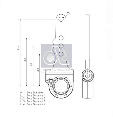 Dt Spare Parts Remstelinrichting 10.13021