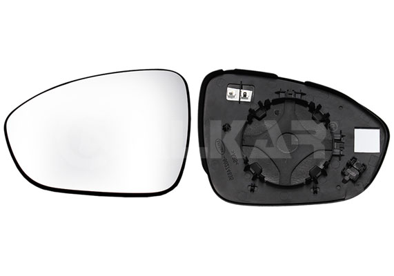 Buitenspiegelglas Alkar 6431748