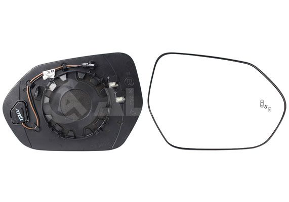 Buitenspiegelglas Alkar 6436017