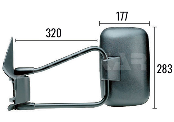 Buitenspiegel Alkar 9201962