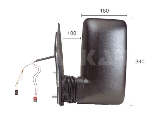 Buitenspiegel Alkar 9227977