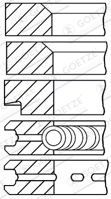 Zuigerveren Goetze Engine 08-107200-00
