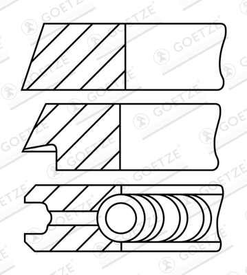 Zuigerveren Goetze Engine 08-109400-30