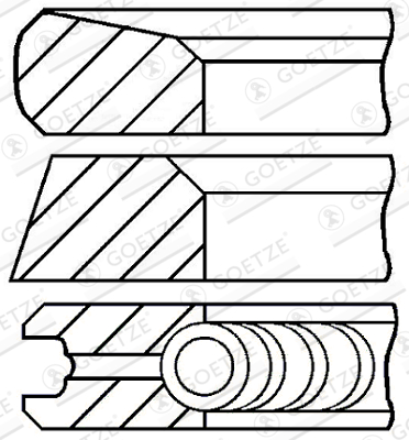 Zuigerveren Goetze Engine 08-123721-00