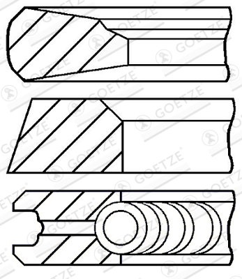 Zuigerveren Goetze Engine 08-123800-00