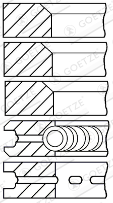 Zuigerveren Goetze Engine 08-163500-00