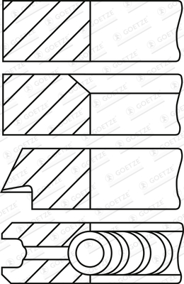 Goetze Engine Zuigerveren 08-167611-10