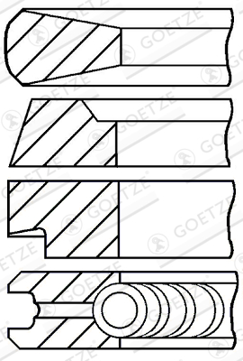 Goetze Engine Zuigerveren 08-174600-10