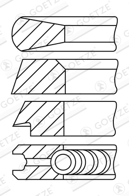 Goetze Engine Zuigerveren 08-176900-30