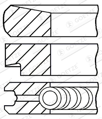 Zuigerveren Goetze Engine 08-207300-10