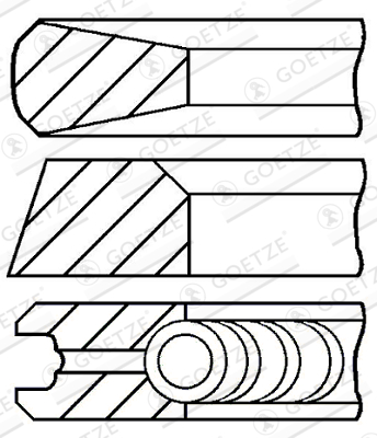 Zuigerveren Goetze Engine 08-282200-10