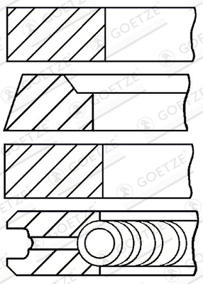Zuigerveren Goetze Engine 08-322100-00