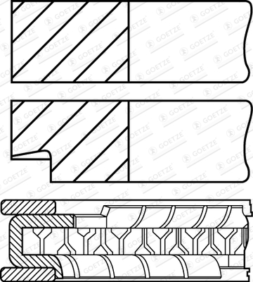 Goetze Engine Zuigerveren 08-349200-10