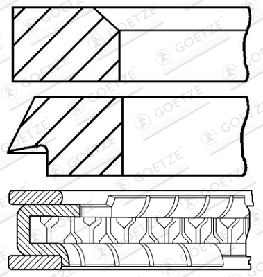 Zuigerveren Goetze Engine 08-349300-00