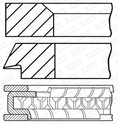 Goetze Engine Zuigerveren 08-423700-00