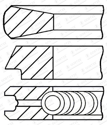 Zuigerveren Goetze Engine 08-424007-00