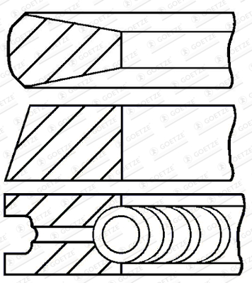 Zuigerveren Goetze Engine 08-425500-00