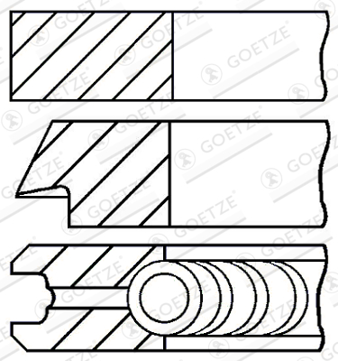 Zuigerveren Goetze Engine 08-432200-00