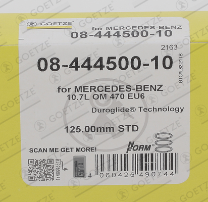 Goetze Engine Zuigerveerset 08-444500-10