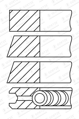 Zuigerveren Goetze Engine 08-522407-00