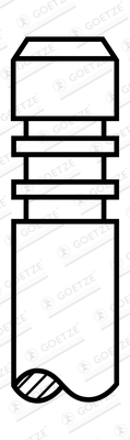 Goetze Engine Inlaatklep 90-261128-00