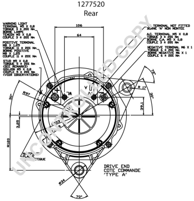 Prestolite Electric Alternator/Dynamo 1277520