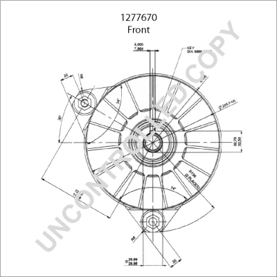 Prestolite Electric Alternator/Dynamo 1277670