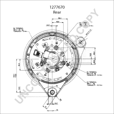 Prestolite Electric Alternator/Dynamo 1277670