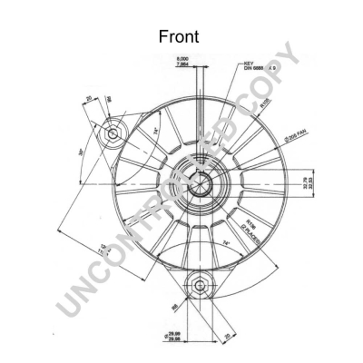 Prestolite Electric Alternator/Dynamo 1277A640