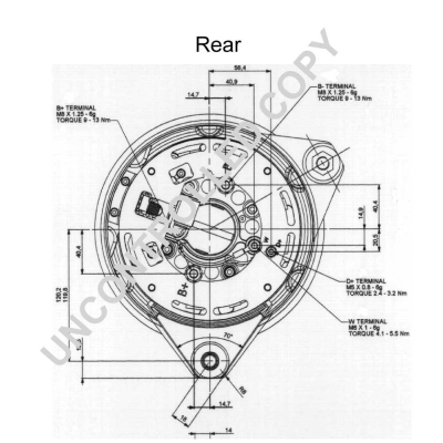 Prestolite Electric Alternator/Dynamo 1277A640