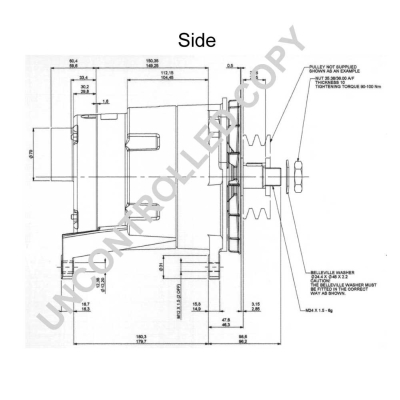 Prestolite Electric Alternator/Dynamo 1277A640