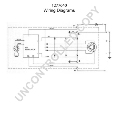 Prestolite Electric Alternator/Dynamo 1277A640