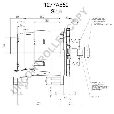 Prestolite Electric Alternator/Dynamo 1277A650