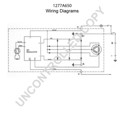 Prestolite Electric Alternator/Dynamo 1277A650