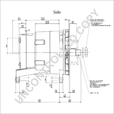 Prestolite Electric Alternator/Dynamo 1277A670