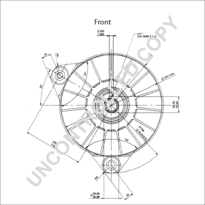 Prestolite Electric Alternator/Dynamo 1277A700