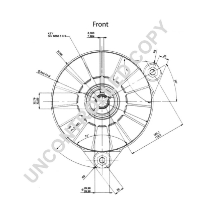 Prestolite Electric Alternator/Dynamo 1277A720