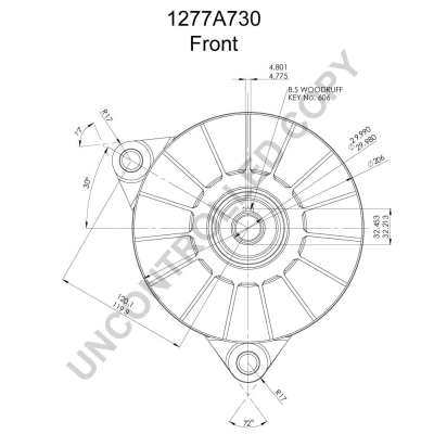 Prestolite Electric Alternator/Dynamo 1277A730