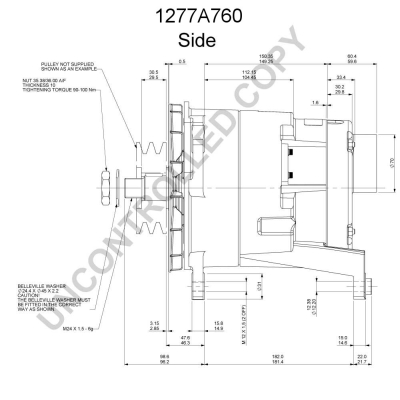 Prestolite Electric Alternator/Dynamo 1277A760