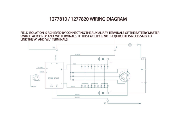 Prestolite Electric Alternator/Dynamo 1277A810