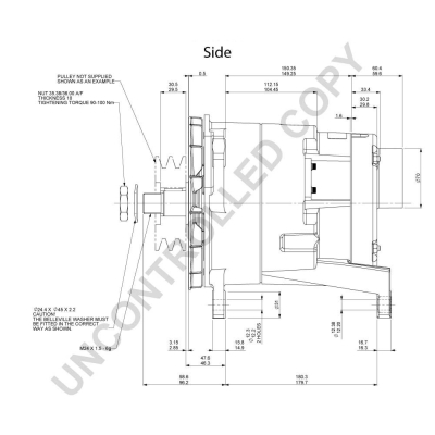 Prestolite Electric Alternator/Dynamo 1277A840