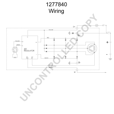 Prestolite Electric Alternator/Dynamo 1277A840