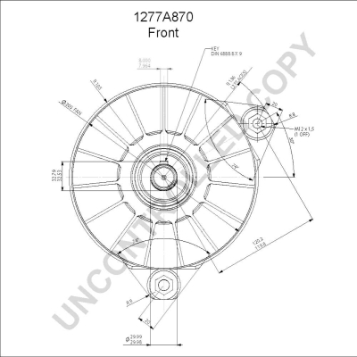 Prestolite Electric Alternator/Dynamo 1277A870