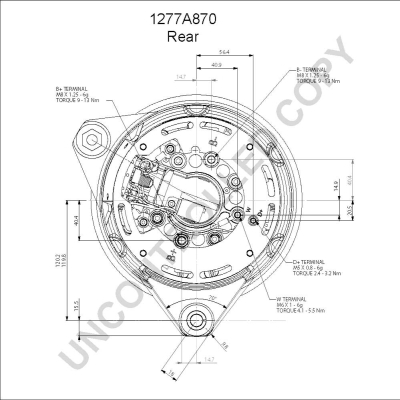 Prestolite Electric Alternator/Dynamo 1277A870